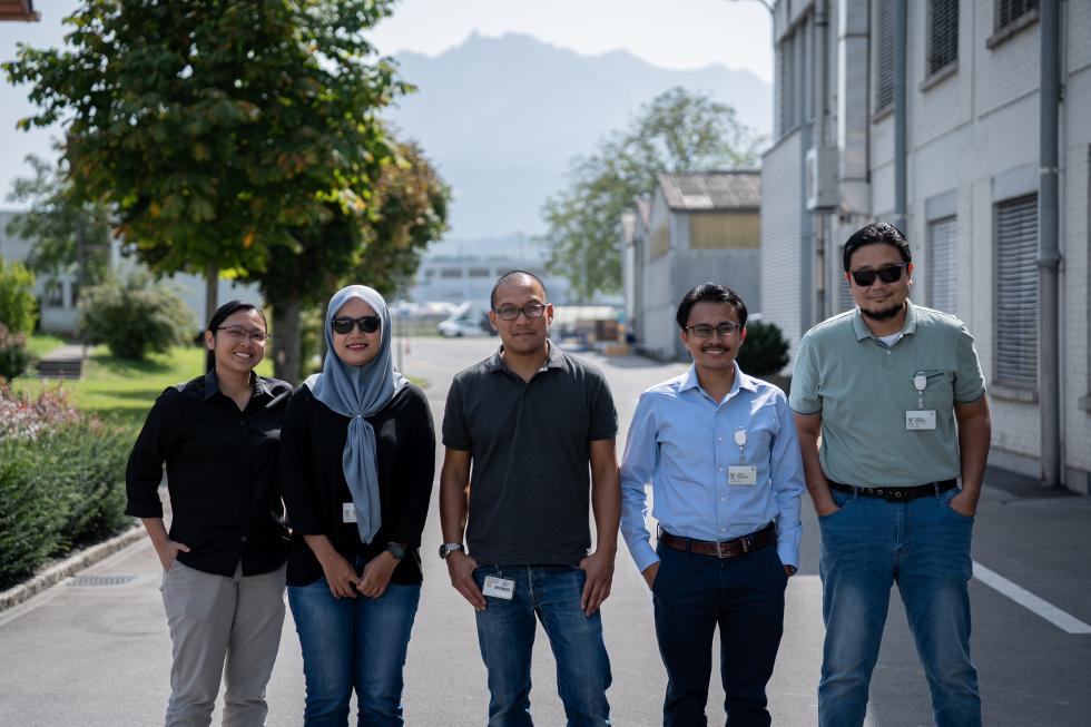 Trainees aus Malaysien